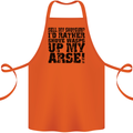 Sell My Shotgun? Farmer Farming Tractor Cotton Apron 100% Organic Orange