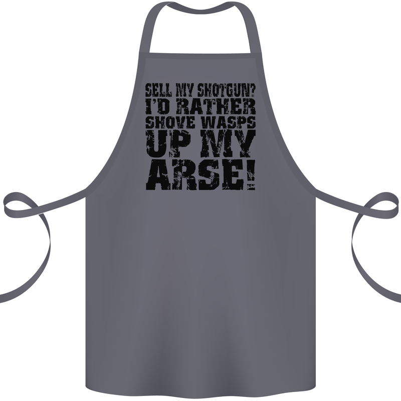 Sell My Shotgun? Farmer Farming Tractor Cotton Apron 100% Organic Steel