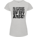 Sell My Shotgun? Farmer Farming Tractor Womens Petite Cut T-Shirt Sports Grey