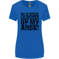 Sell My Shotgun? Farmer Farming Tractor Womens Wider Cut T-Shirt Royal Blue