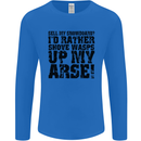 Sell My Snowboard? Funny Snowboarding Mens Long Sleeve T-Shirt Royal Blue