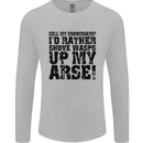 Sell My Snowboard? Funny Snowboarding Mens Long Sleeve T-Shirt Sports Grey