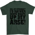Sell My Speedboat? Boat Sailor Funny Mens T-Shirt Cotton Gildan Forest Green