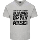 Sell My Speedboat? Boat Sailor Funny Mens V-Neck Cotton T-Shirt Sports Grey