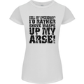 Sell My Speedboat? Boat Sailor Funny Womens Petite Cut T-Shirt White