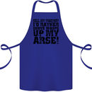 Sell My Tractor? Farmer Farming Driver Cotton Apron 100% Organic Royal Blue