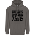 Sell My Tractor? Farmer Farming Driver Mens 80% Cotton Hoodie Charcoal