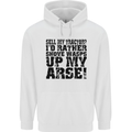 Sell My Tractor? Farmer Farming Driver Mens 80% Cotton Hoodie White