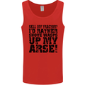 Sell My Tractor? Farmer Farming Driver Mens Vest Tank Top Red