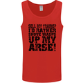 Sell My Trains? Trainspotter Trainspotting Mens Vest Tank Top Red