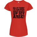 Sell My Trains? Trainspotter Trainspotting Womens Petite Cut T-Shirt Red