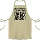 Sell My Trumpet? Funny Music Brass Cotton Apron 100% Organic Khaki