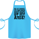 Sell My Trumpet? Funny Music Brass Cotton Apron 100% Organic Turquoise