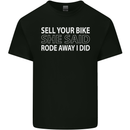 Sell Your Bike Cycling Biker Motorbike Wife Mens Cotton T-Shirt Tee Top Black