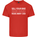 Sell Your Bike Cycling Biker Motorbike Wife Mens Cotton T-Shirt Tee Top Red
