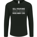 Sell Your Bike Cycling Biker Motorbike Wife Mens Long Sleeve T-Shirt Black