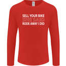 Sell Your Bike Cycling Biker Motorbike Wife Mens Long Sleeve T-Shirt Red