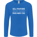 Sell Your Bike Cycling Biker Motorbike Wife Mens Long Sleeve T-Shirt Royal Blue