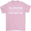 Sell Your Bike Cycling Biker Motorbike Wife Mens T-Shirt Cotton Gildan Light Pink