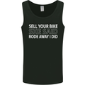 Sell Your Bike Cycling Biker Motorbike Wife Mens Vest Tank Top Black