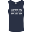 Sell Your Bike Cycling Biker Motorbike Wife Mens Vest Tank Top Navy Blue