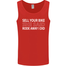 Sell Your Bike Cycling Biker Motorbike Wife Mens Vest Tank Top Red