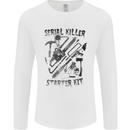 Serial Killer Starter Kit Halloween Mens Long Sleeve T-Shirt White