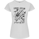Serial Killer Starter Kit Halloween Womens Petite Cut T-Shirt White