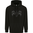 Serpent Dragon Gothic Fantasy Heavy Metal Childrens Kids Hoodie Black