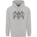 Serpent Dragon Gothic Fantasy Heavy Metal Childrens Kids Hoodie Sports Grey