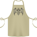 Serpent Dragon Gothic Fantasy Heavy Metal Cotton Apron 100% Organic Khaki