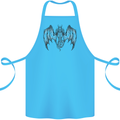 Serpent Dragon Gothic Fantasy Heavy Metal Cotton Apron 100% Organic Turquoise
