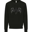 Serpent Dragon Gothic Fantasy Heavy Metal Kids Sweatshirt Jumper Black