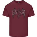 Serpent Dragon Gothic Fantasy Heavy Metal Mens Cotton T-Shirt Tee Top Maroon
