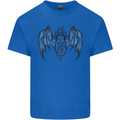 Serpent Dragon Gothic Fantasy Heavy Metal Mens Cotton T-Shirt Tee Top Royal Blue