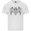 Serpent Dragon Gothic Fantasy Heavy Metal Mens Cotton T-Shirt Tee Top White