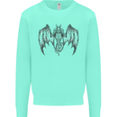 Serpent Dragon Gothic Fantasy Heavy Metal Mens Sweatshirt Jumper Peppermint