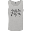 Serpent Dragon Gothic Fantasy Heavy Metal Mens Vest Tank Top Sports Grey