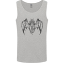 Serpent Dragon Gothic Fantasy Heavy Metal Mens Vest Tank Top Sports Grey