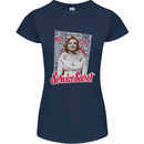 Service Secret Fashion Womens Petite Cut T-Shirt Navy Blue