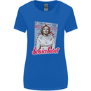 Service Secret Fashion Womens Wider Cut T-Shirt Royal Blue