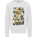 Sex Drugs & Rock & Roll Guitar Music Weed Mens Sweatshirt Jumper White