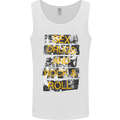 Sex Drugs & Rock & Roll Guitar Music Weed Mens Vest Tank Top White
