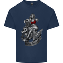 Sexy Engine Muscle Car Hot Rod Hotrod Mens Cotton T-Shirt Tee Top Navy Blue