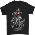 Sexy Engine Muscle Car Hot Rod Hotrod Mens T-Shirt Cotton Gildan Black