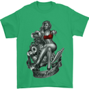 Sexy Engine Muscle Car Hot Rod Hotrod Mens T-Shirt Cotton Gildan Irish Green