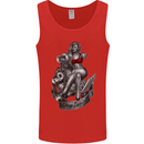 Sexy Engine Muscle Car Hot Rod Hotrod Mens Vest Tank Top Red