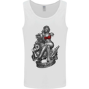 Sexy Engine Muscle Car Hot Rod Hotrod Mens Vest Tank Top White