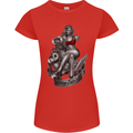 Sexy Engine Muscle Car Hot Rod Hotrod Womens Petite Cut T-Shirt Red