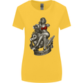 Sexy Engine Muscle Car Hot Rod Hotrod Womens Wider Cut T-Shirt Yellow